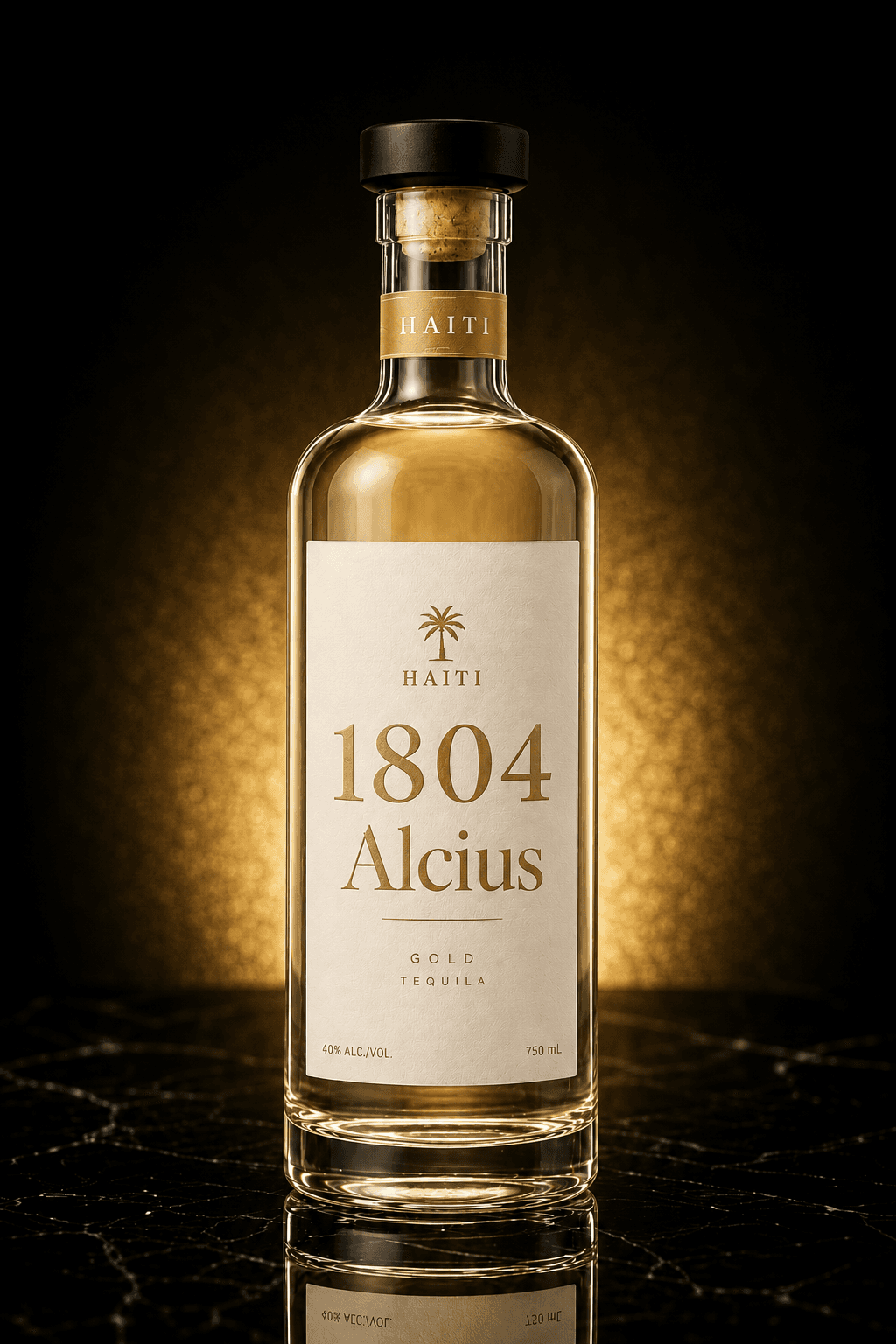 1804 Alcius Gold bottle