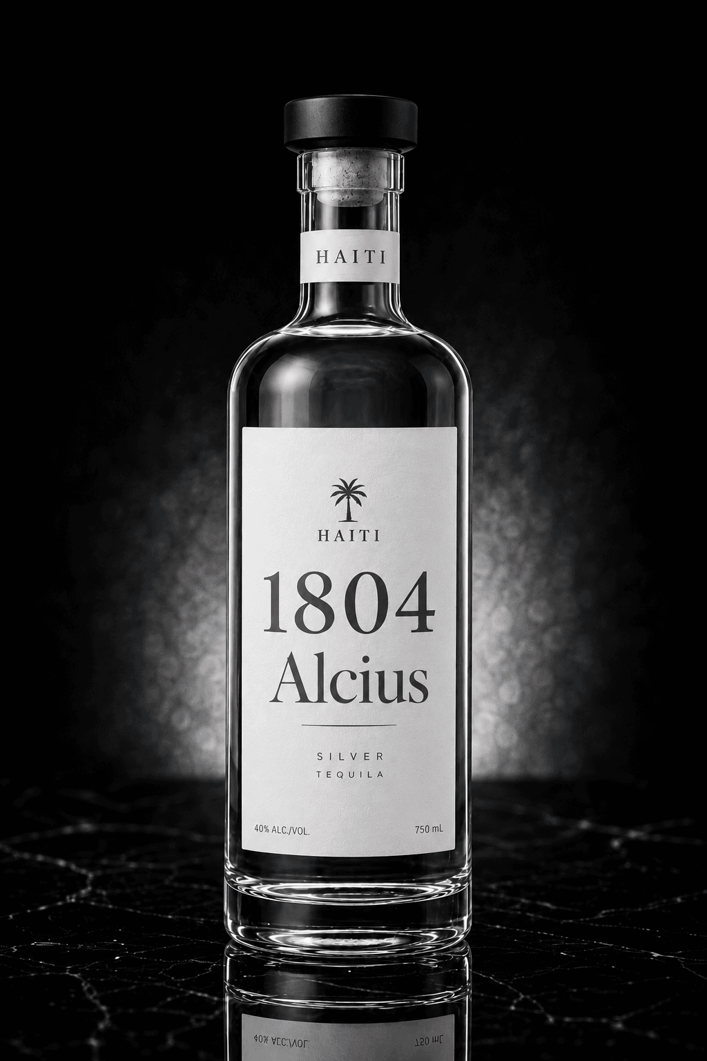 1804 Alcius Silver bottle